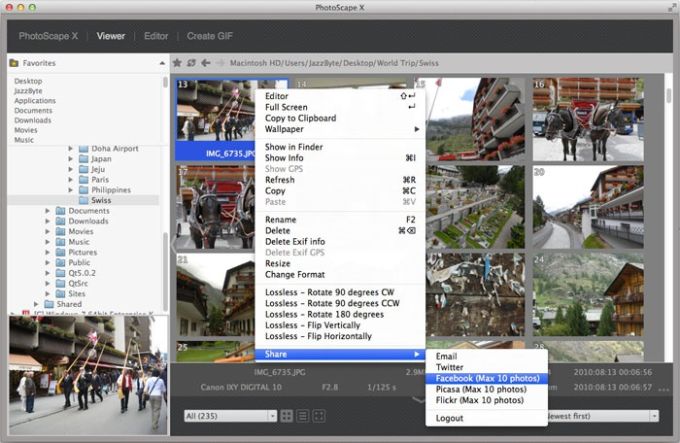 Mac photo editing software, free download